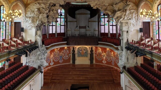 カタルーニャ音楽堂の大ホール